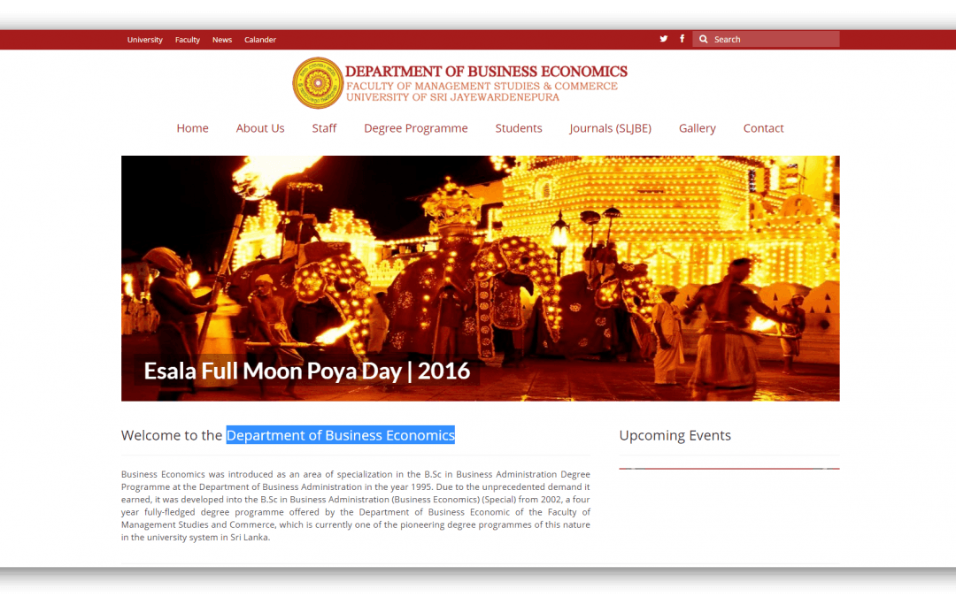 Department of Business Economics
